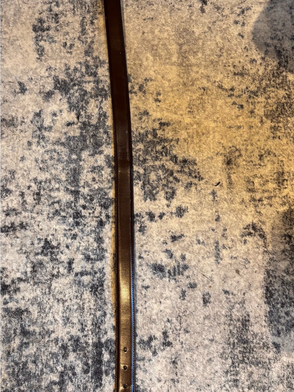Sporto Dark Brown Leather Dress Belt